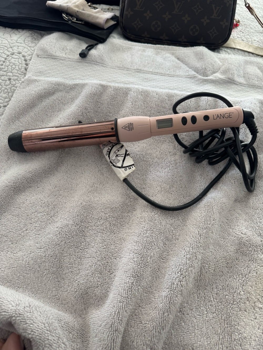 Lange Curling Wand in Rose Gold with Black Cord